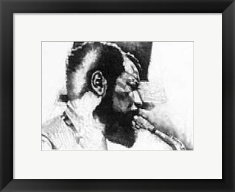 Framed Ornette Coleman (Etching) (Le) Print