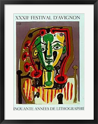 Framed Xxxii Festival D&#39;avignon Print