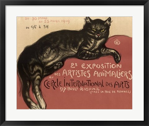 Framed Cat (2E Exposition) Print