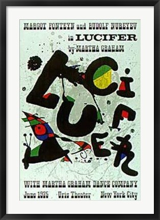 Framed Lucifer Print