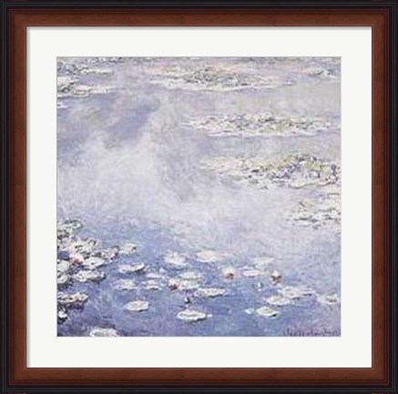 Framed Waterlilies Print