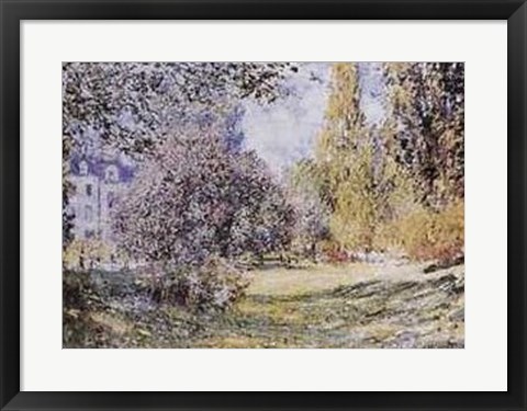 Framed Parc Monceau Paris Print