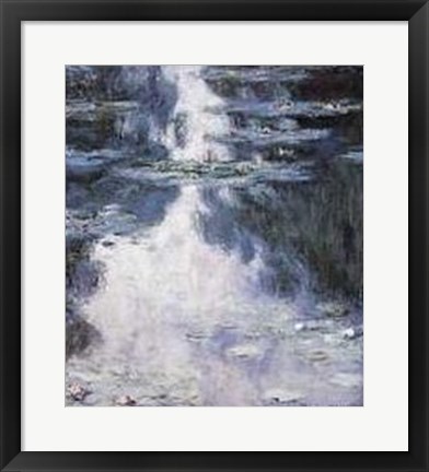 Framed Waterlilies II Print