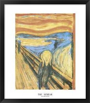 Framed Scream, c.1893 Print