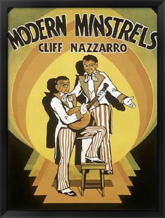 Framed Modern Minstrels Print