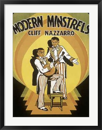 Framed Modern Minstrels Print