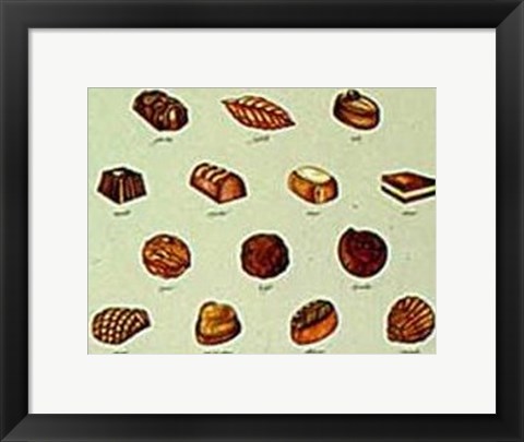 Framed Italian Chocolates Print