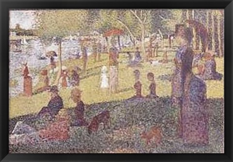 Framed Grande Jatte Print