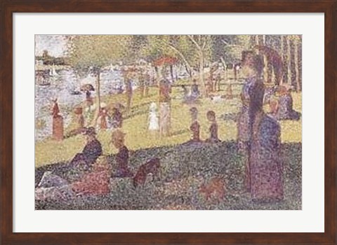 Framed Grande Jatte Print