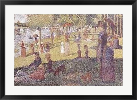 Framed Grande Jatte Print