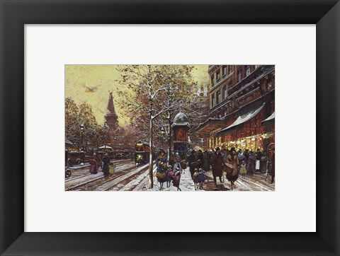 Framed Place De La Republic Paris Print