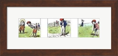 Framed Course Hazard Print