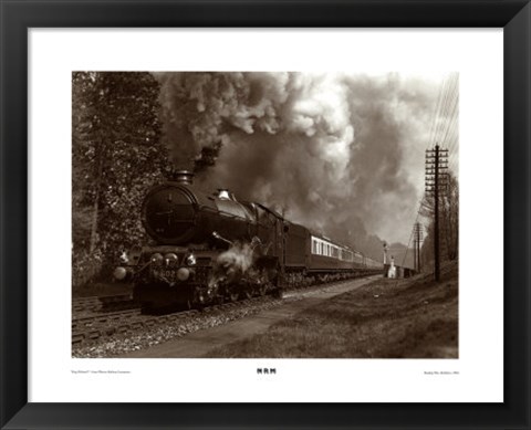 Framed Nrm-King Richard I-Great Western Railway Print