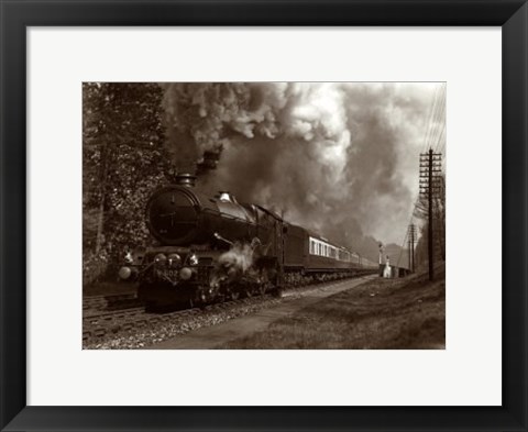 Framed Nrm-King Richard I-Great Western Railway Print