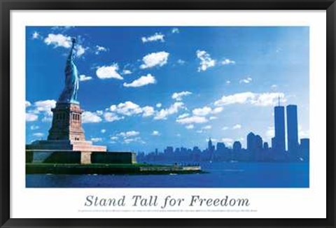 Framed Stand Tall for Freedom Print