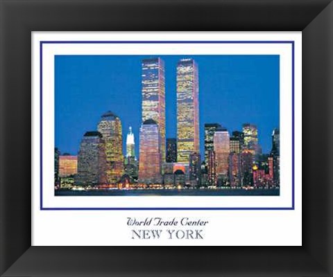 Framed World Trade Center Print