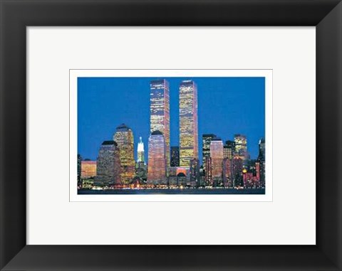 Framed World Trade Center Print