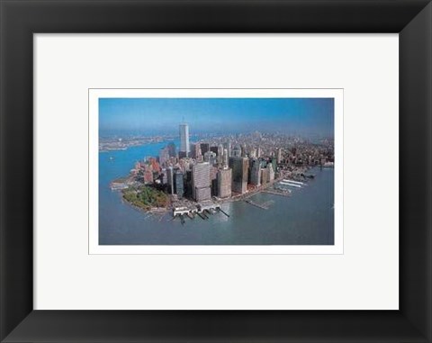 Framed Downtown Manhattan Print