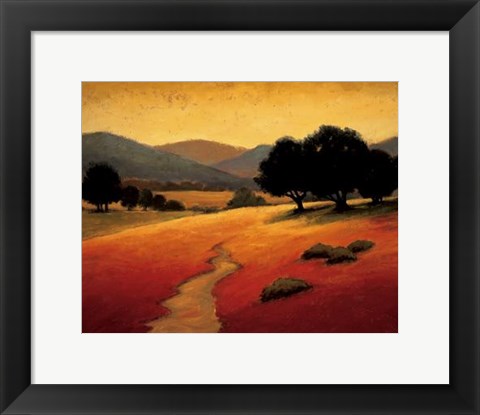 Framed Santa Ynez I Print