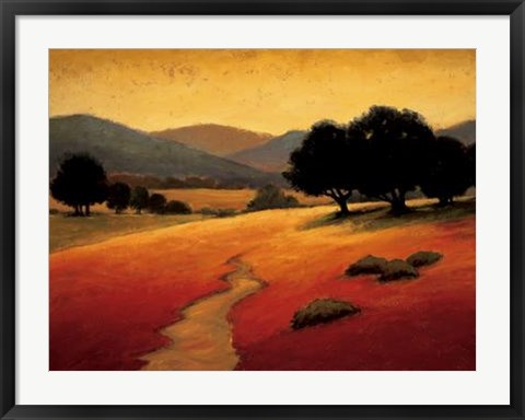 Framed Santa Ynez I Print