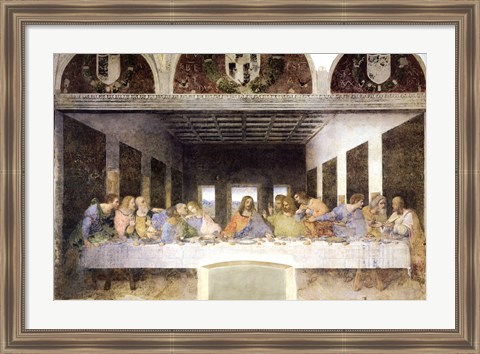 Framed Last Supper Print