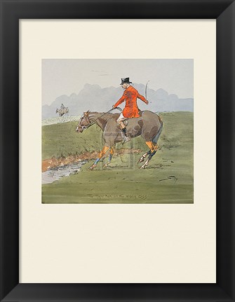 Framed Right Man On The Wrong &#39;Oss Print