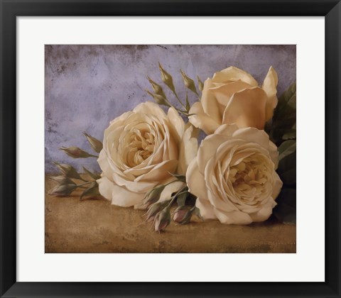 Framed Roses From Ivan Print