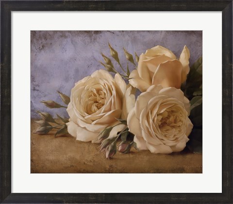 Framed Roses From Ivan Print