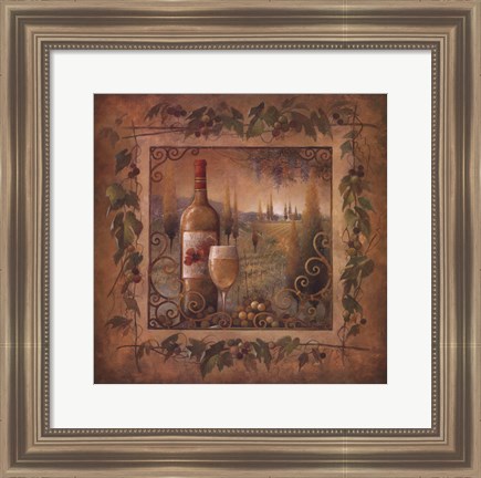 Framed Villa Tuscan Print