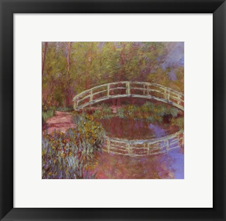 Framed Le Pont Japonais Print