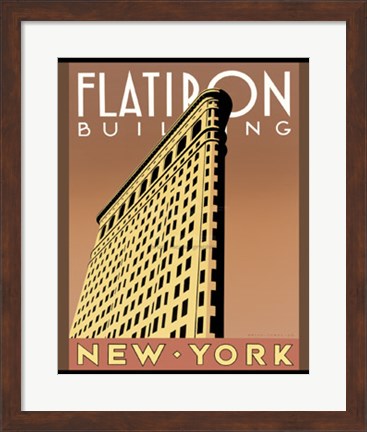 Framed Flatiron Building Print