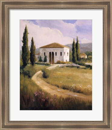 Framed Tuscany Afternoon Print