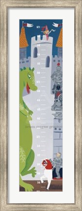 Framed Castle Growth Chart Print