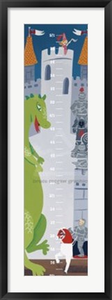 Framed Castle Growth Chart Print