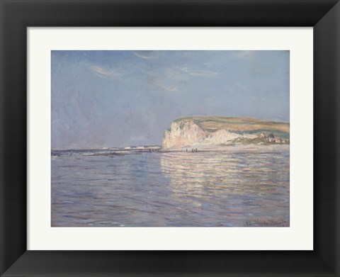 Framed Low Tide at Pourville, near Dieppe, 1882 Print