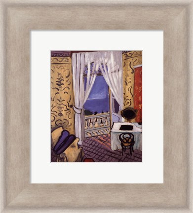 Framed Interior with a Violin Case Print