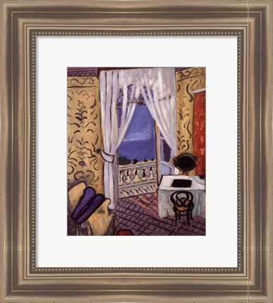 Framed Interior with a Violin Case Print