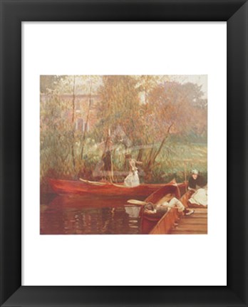 Framed Boating Party Print