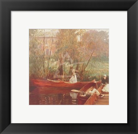 Framed Boating Party Print