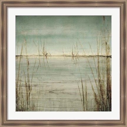 Framed Blue Tranquility II Print