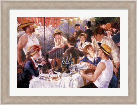 Framed Luncheon of the Boating Party Print