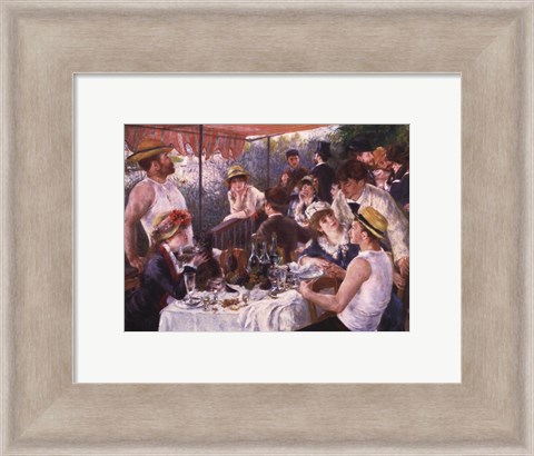 Framed Luncheon of the Boating Party, c.1881 Print