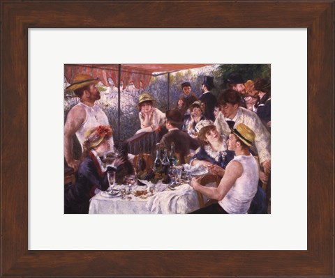 Framed Luncheon of the Boating Party, c.1881 Print