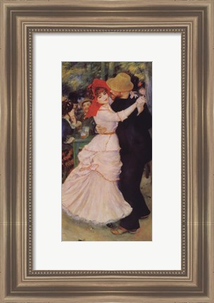 Framed Dance at Bougival Print