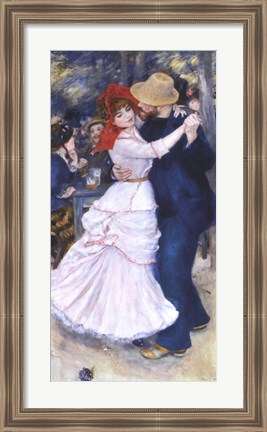 Framed Dance at Bougival Print