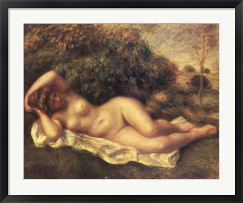 Framed Nude Print