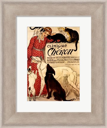 Framed Clinique Cheron Print