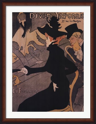 Framed Le Divan Japonais Print