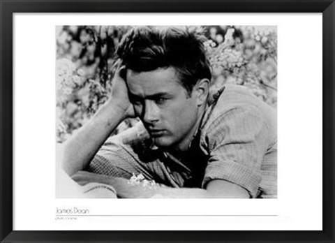 Framed James Dean Print