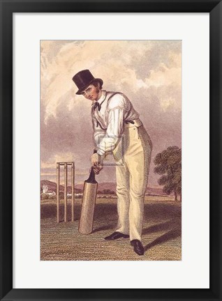 Framed Batsman Pm Print